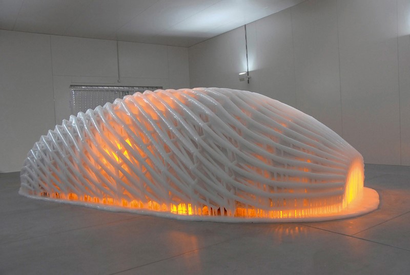 Olafur Eliasson, BMW H2R project (skulptura od leda) (2007.)