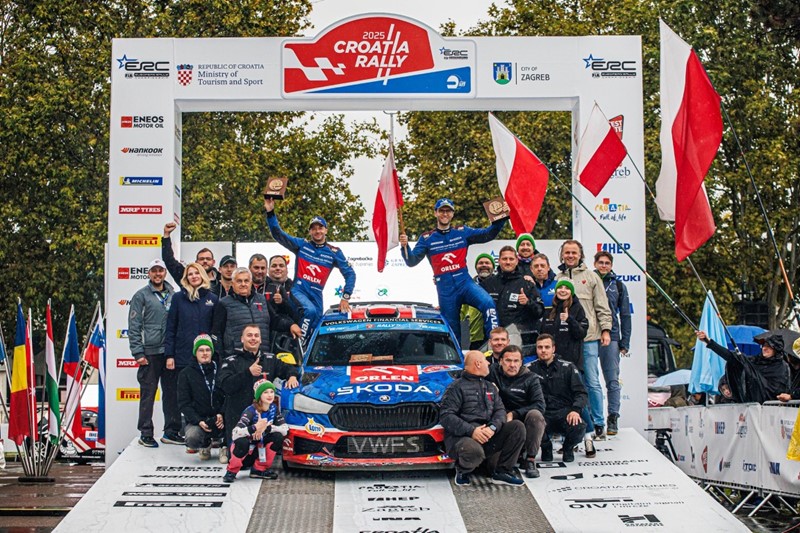 Miko Marczyk i tim 📷 Matija Mikulec / Croatia Rally
